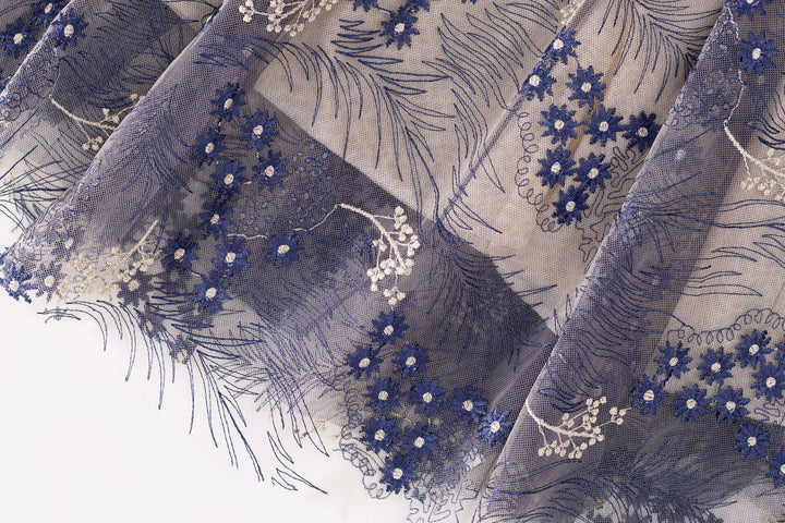 【bottoms】刺繍レースドッキングスカート　M30141