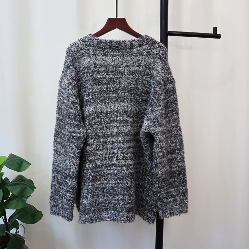 【outer】Vネックニットカーデ　M25722