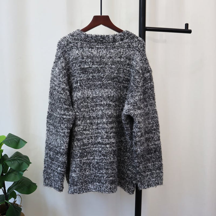 【outer】Vネックニットカーデ　M25722