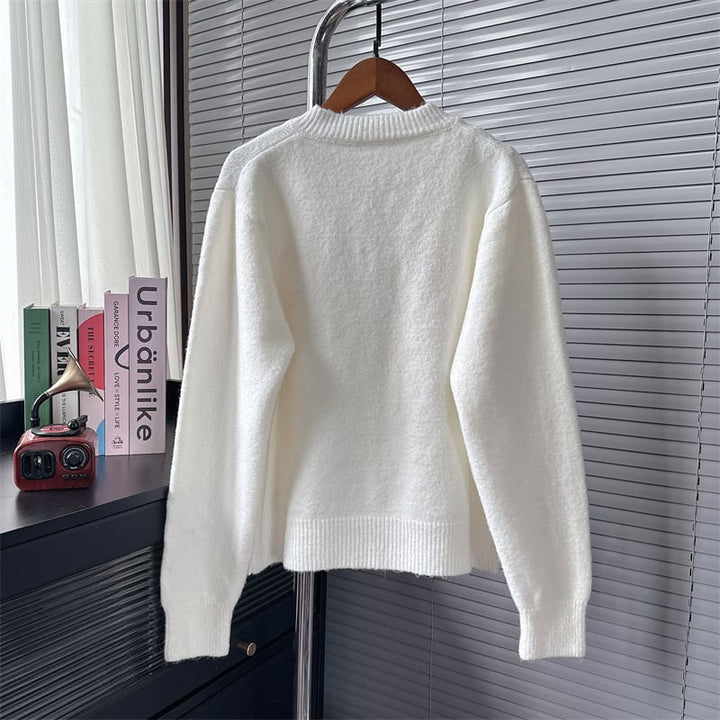 【outer】クルーネックニットカーデ　M25844