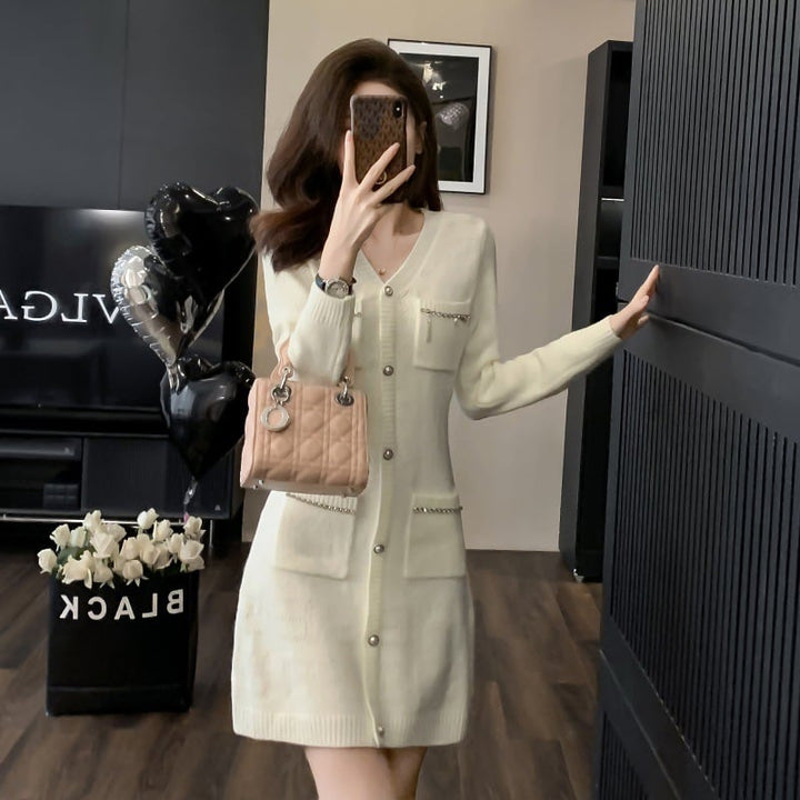 【dress】ニットワンピース　M21354