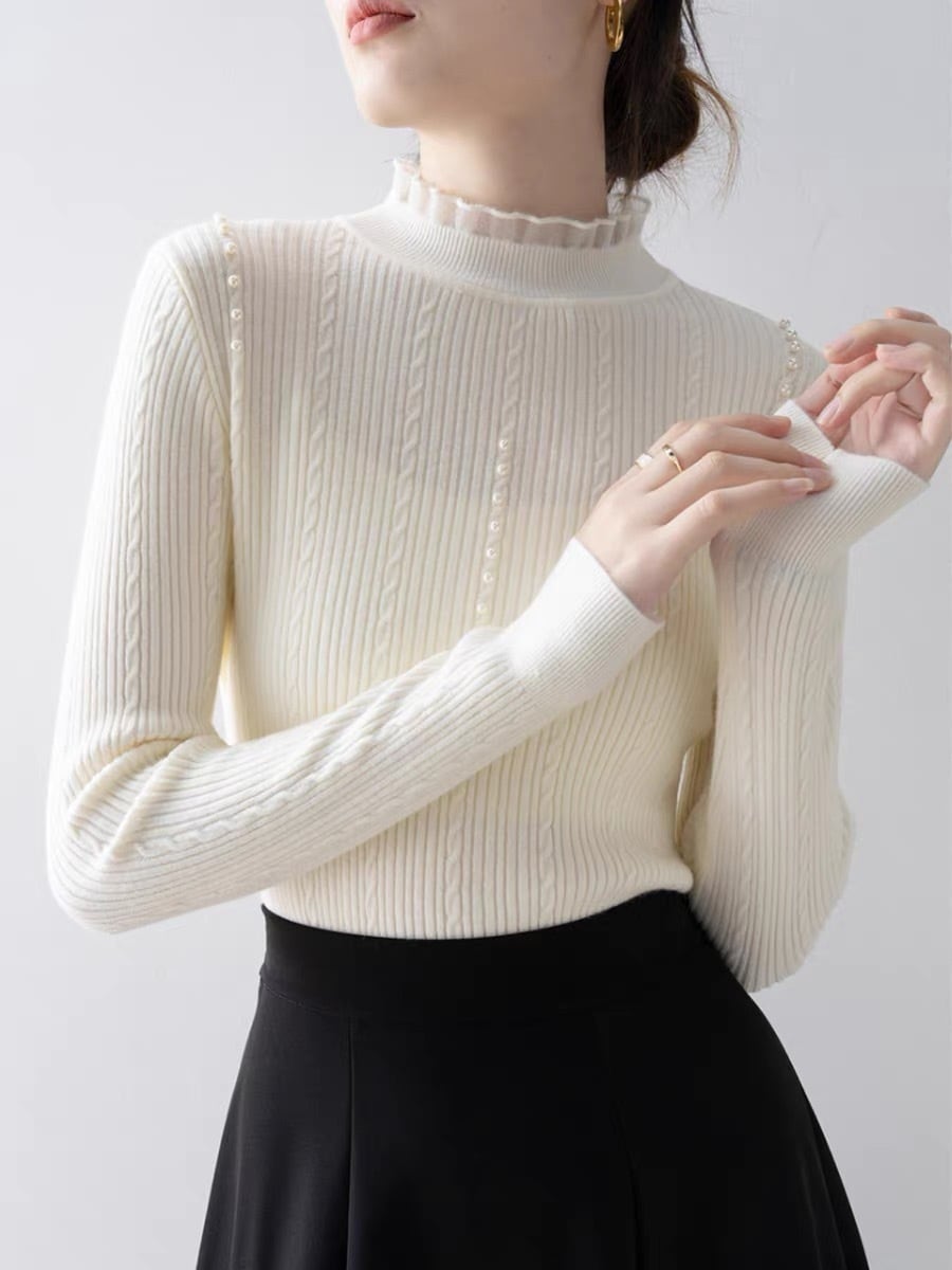 【tops】ニットトップス　M26784