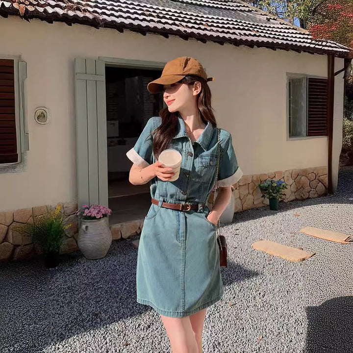 【dress】デニムワンピース　M23932