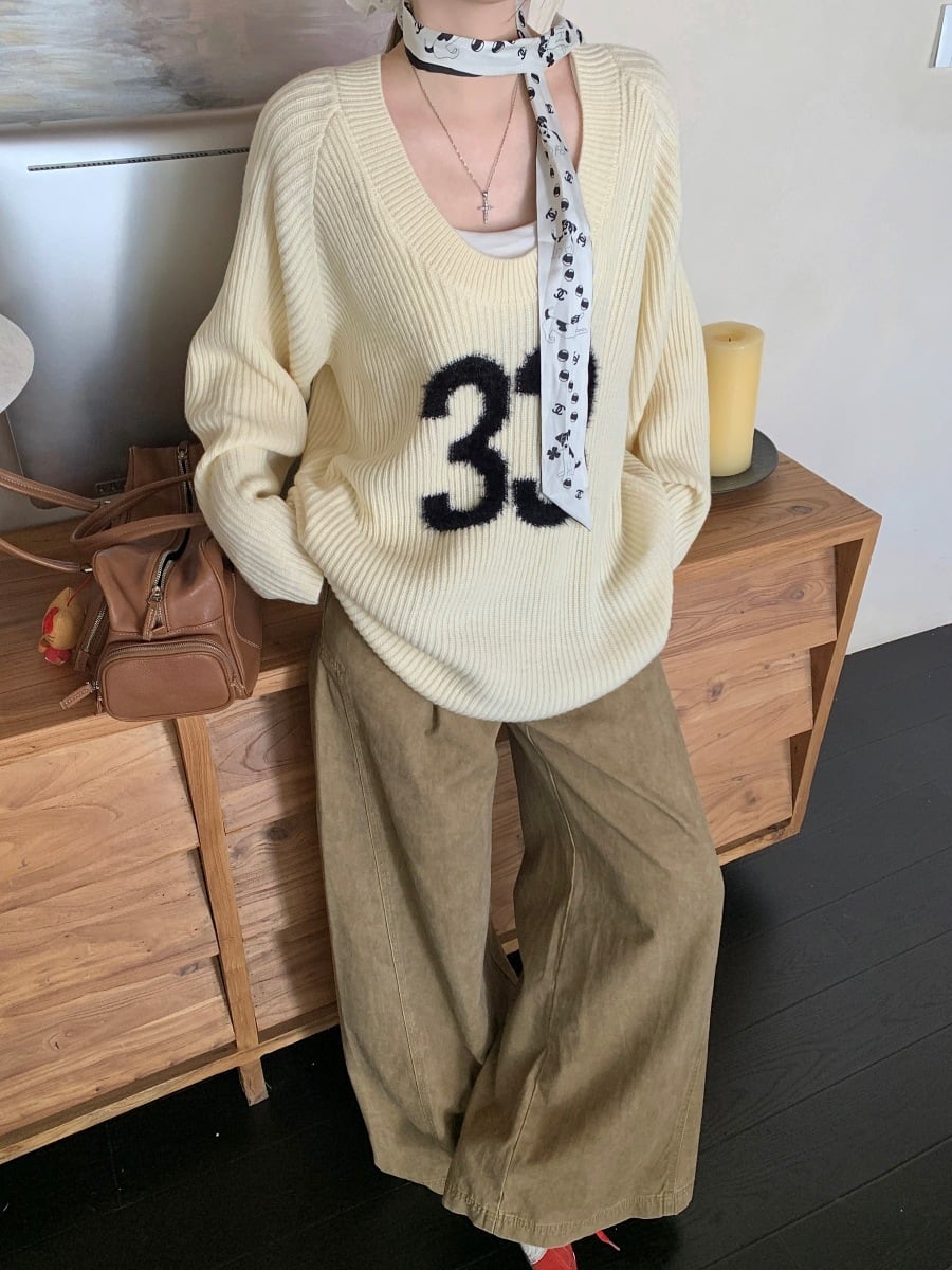 【tops】ニットセーター　M26903