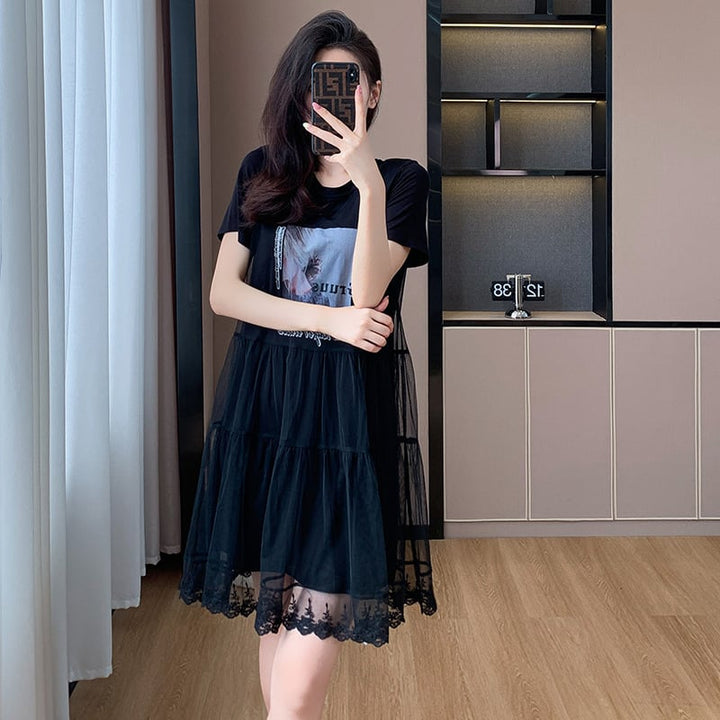 【dress】人気を独占中 切り替えカジュアルワンピース　M16957