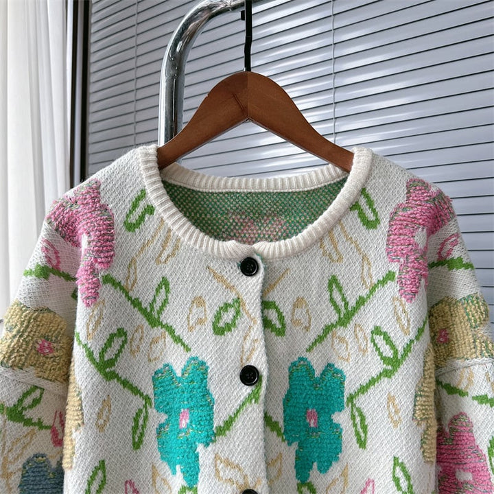 【outer】レトロニットカーデ　M25532