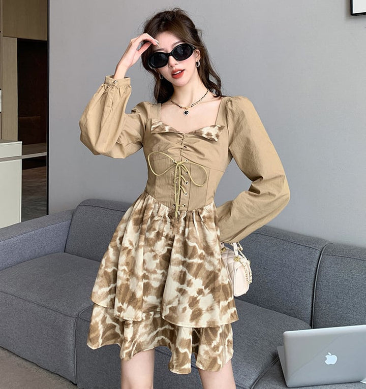 【dress】美感いっぱい✿ ✿ファッションデートワンピース　M17227