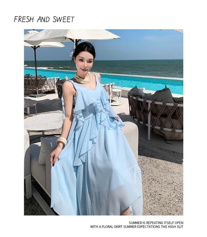 【dress】キャミデートワンピース　M30112