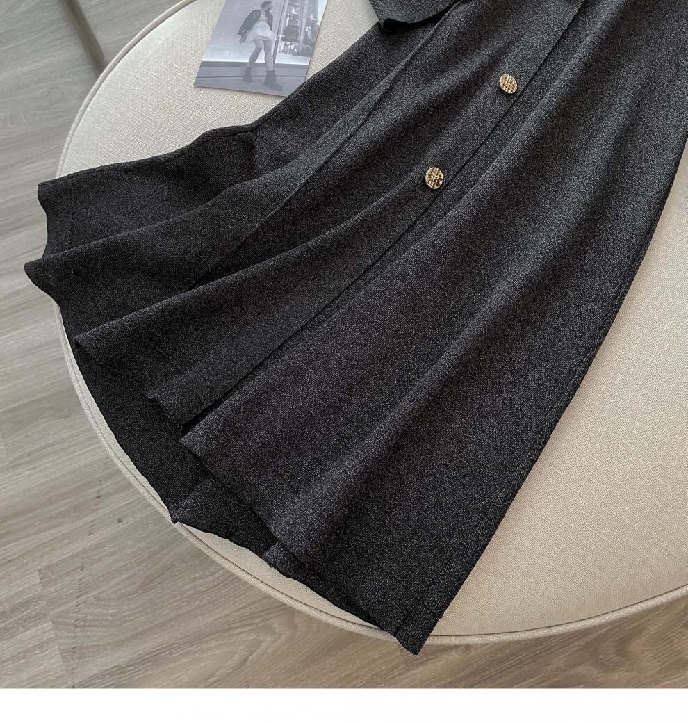 【dress】POLOネックニットワンピース　M18929