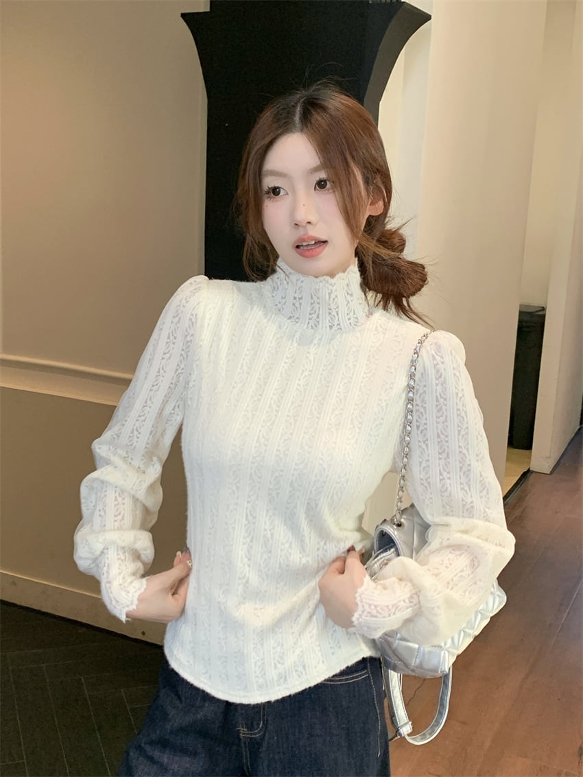【tops】裹起毛レーストップス　M26979