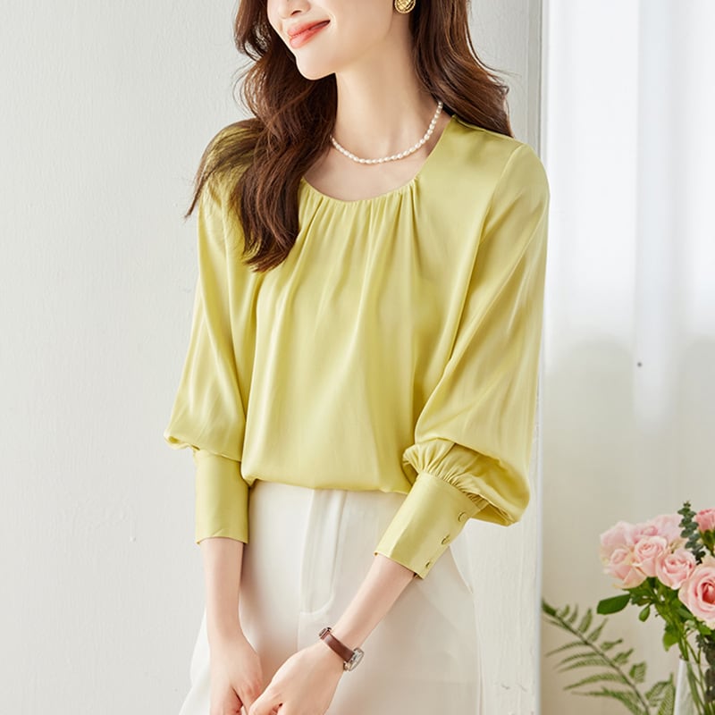 【tops】今季マストバイエレガントシンプル通勤風シャツ　M17004