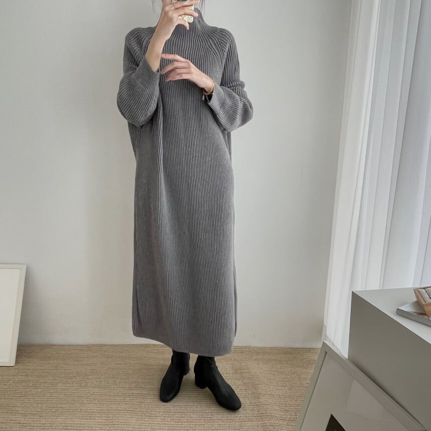 【dress】ニットワンピース　M26673