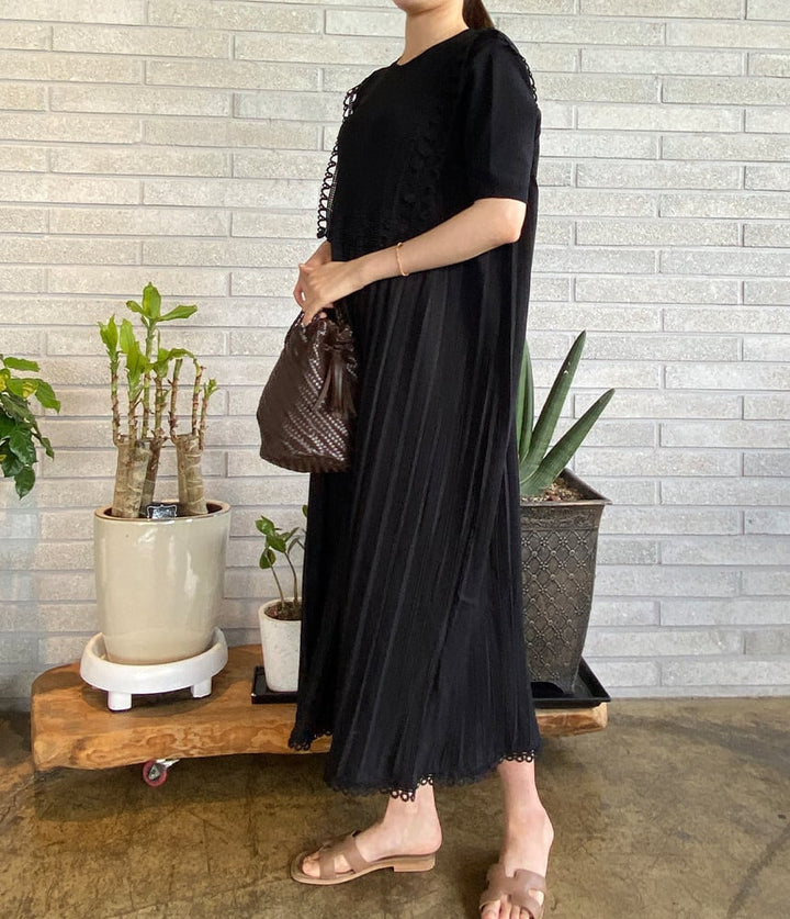 【dress】プリーツワンピース　M24736