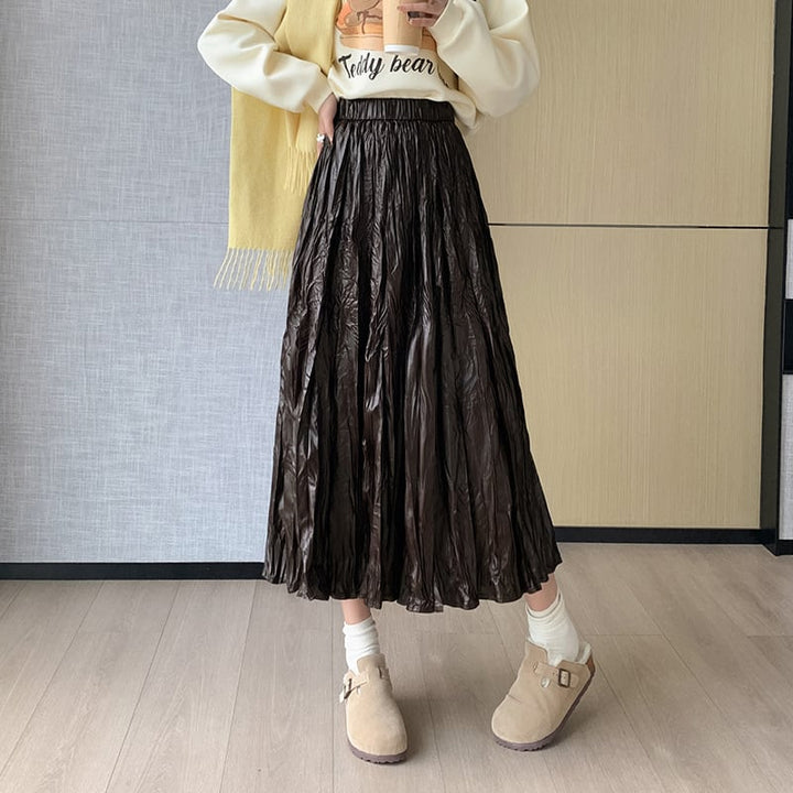 【bottoms】ロング丈スカート　M25630