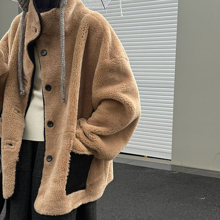 【outer】ハイネックボアコート Q7266