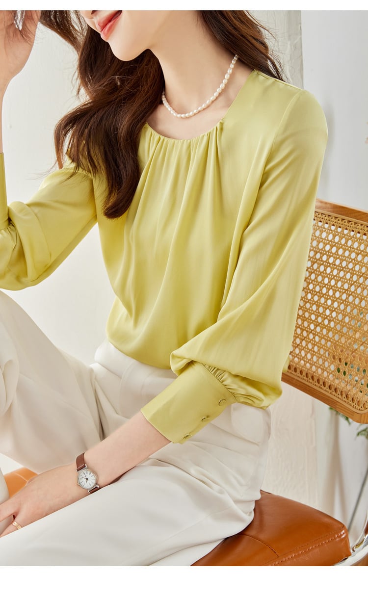 【tops】今季マストバイエレガントシンプル通勤風シャツ　M17004