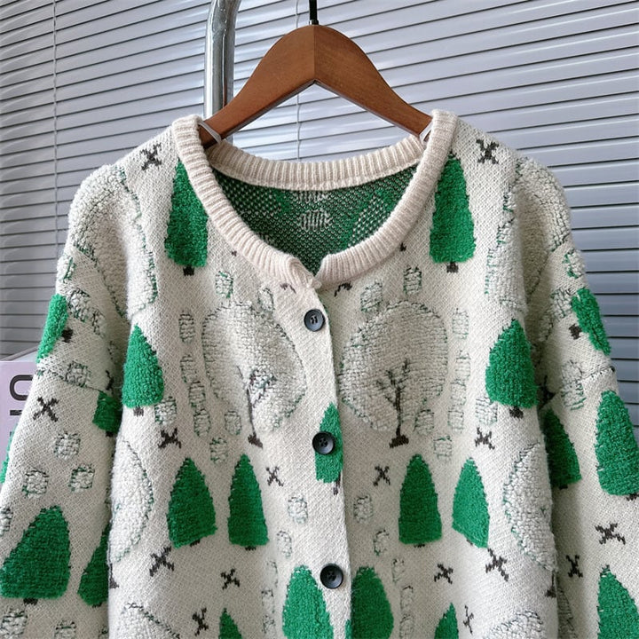 【outer】ニットカーデ　M28387