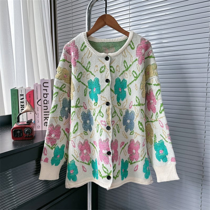 【outer】レトロニットカーデ　M25532