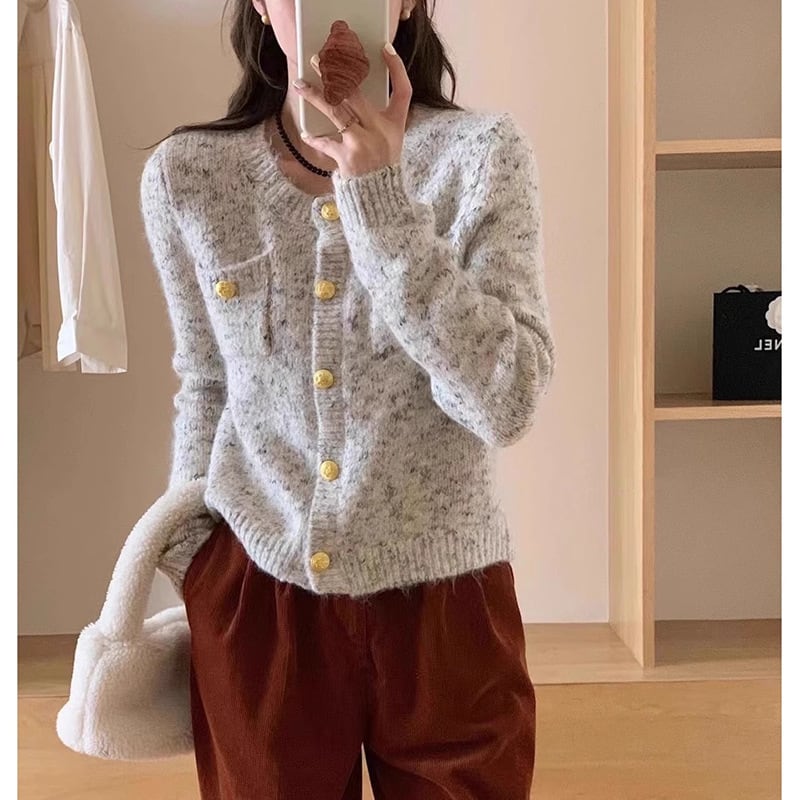 【outer】ニットカーデ　M26844