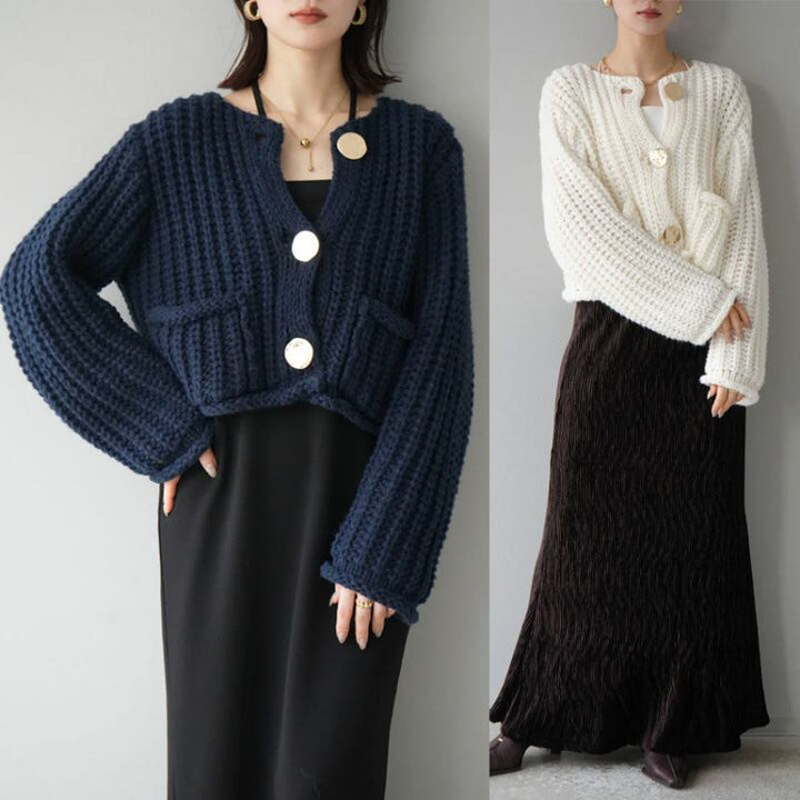 【outer】ニットカーデ　M27613
