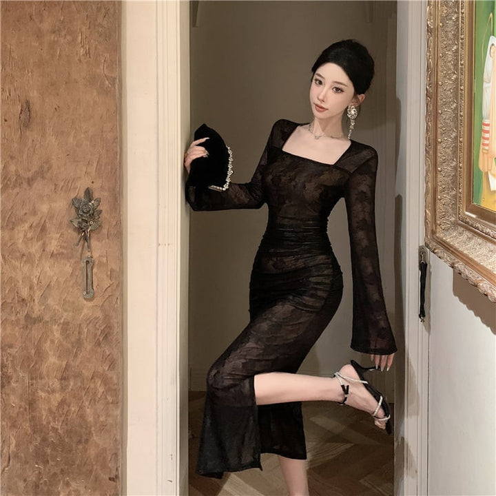 【dress】チュールワンピース　M26454