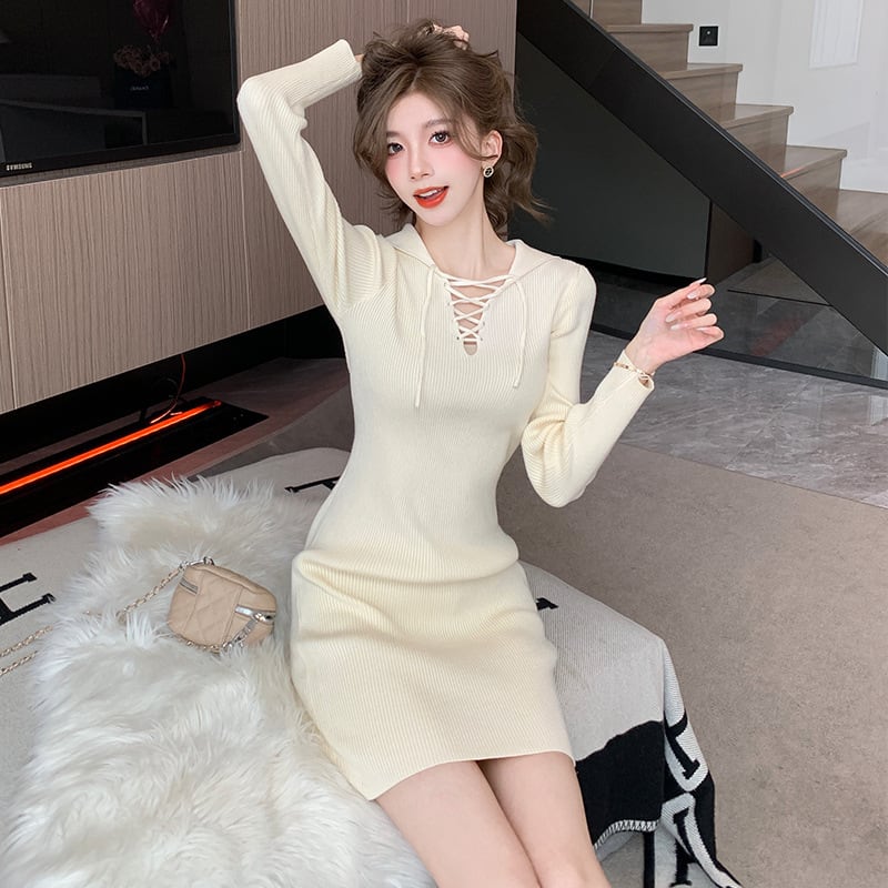 【dress】フード付きワンピース　M18296