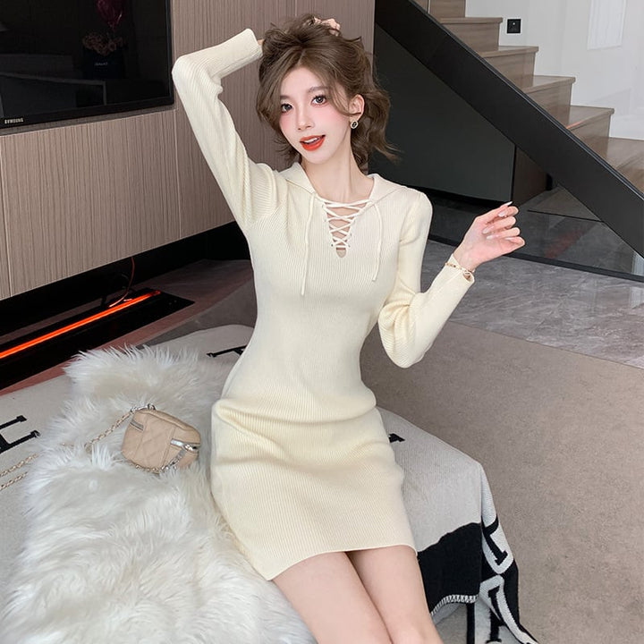 【dress】フード付きワンピース　M18296