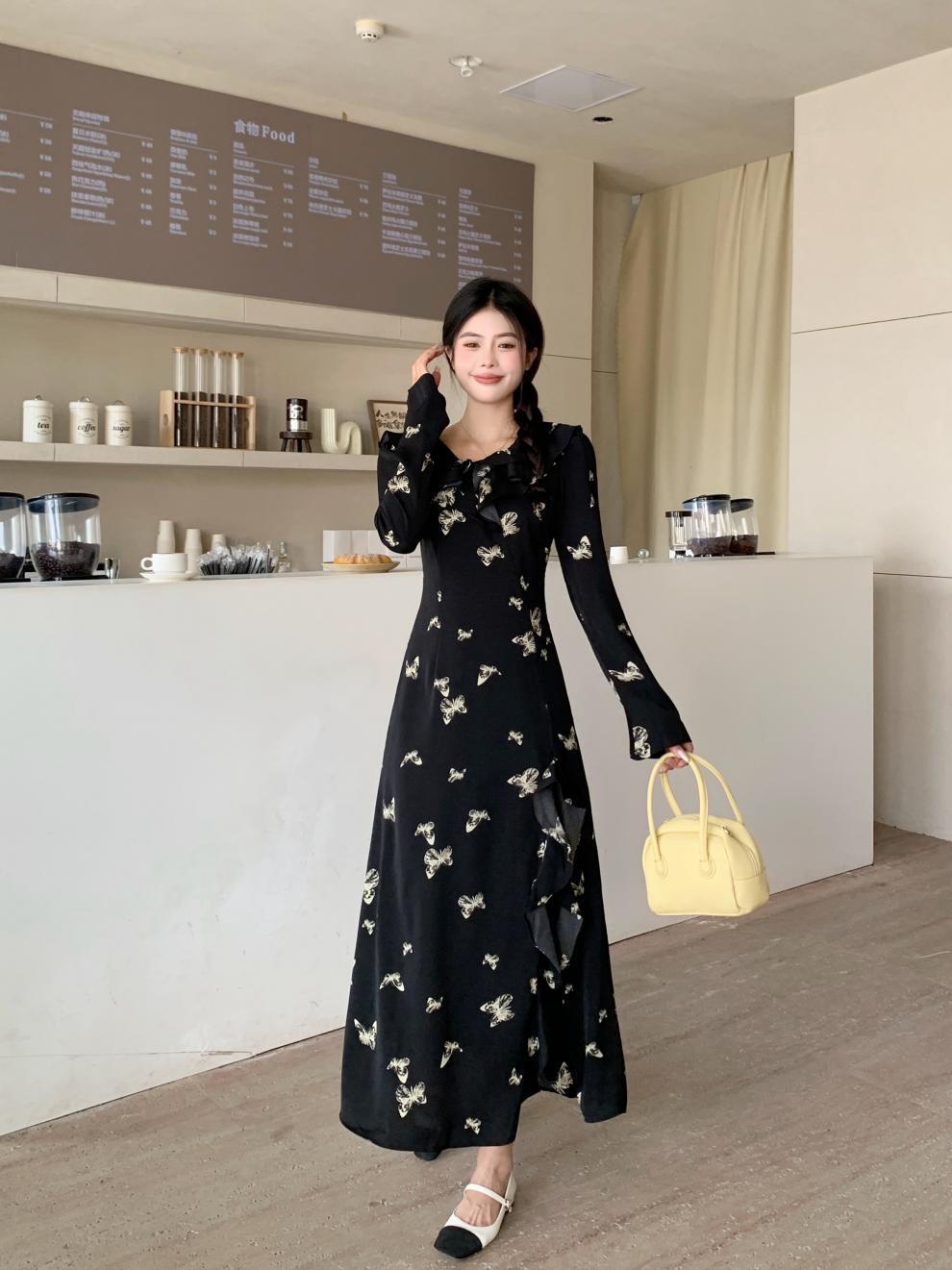 【dress】フリルワンピース　M26458