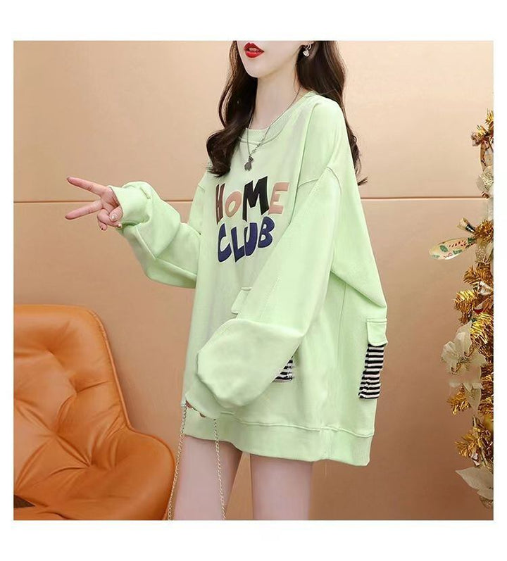 【tops】クルーネックパーカー　M18556