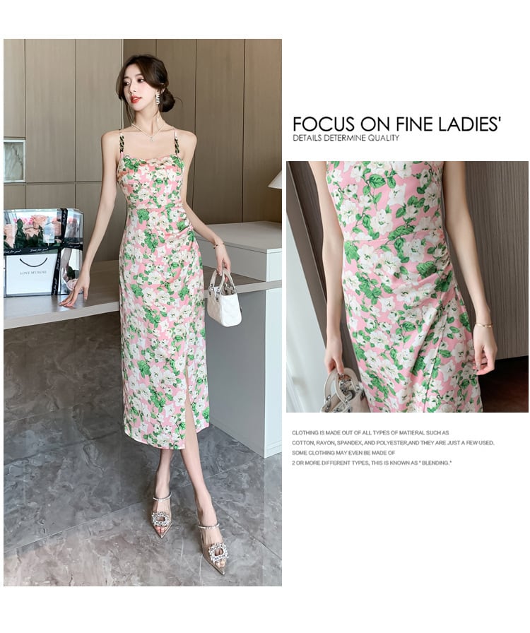 【dress】花柄キャミワンピース　M22472
