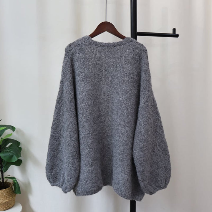 【outer】Vネックニットカーデ　M26373