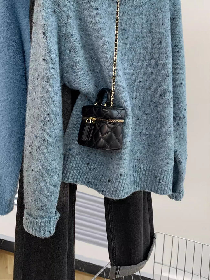 【tops】クルーネックニットセーター　M29218