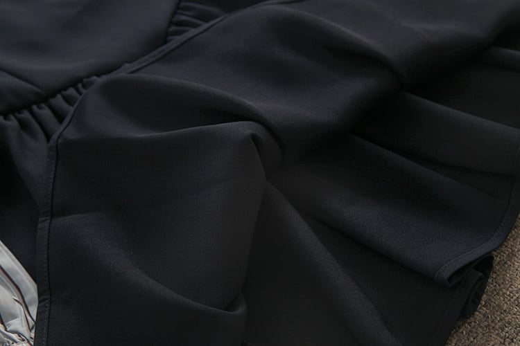 【dress】ドッキングリボン付きワンピース　M18822