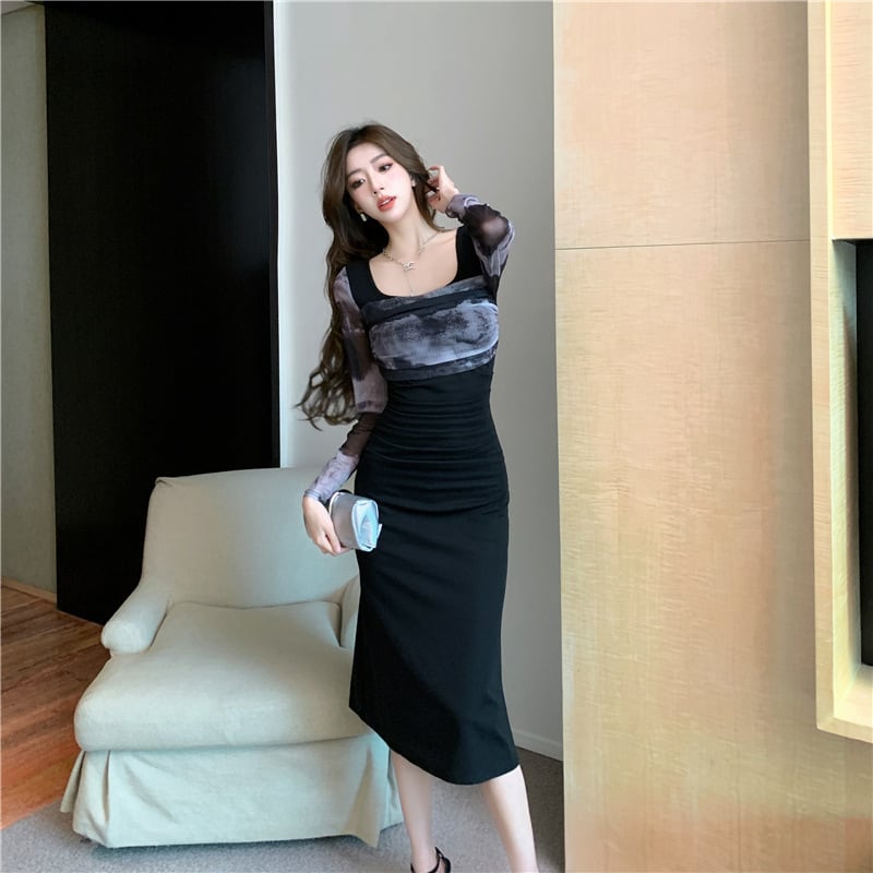 【dress】チュールワンピース　M20982