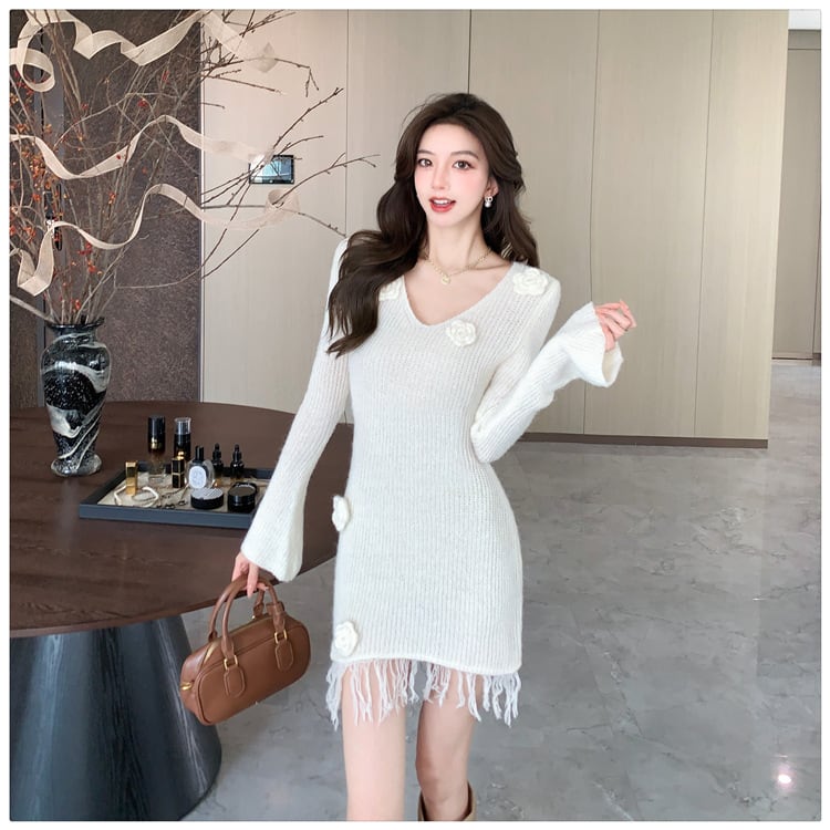 【dress】ニットワンピース　M26590