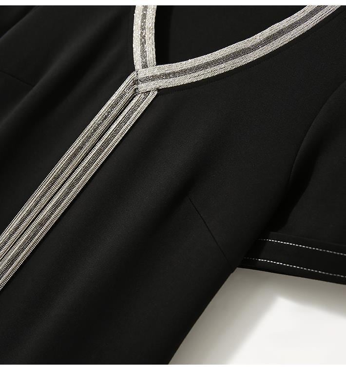 【dress】女子力アップエレガントVネックデートワンピース　M16804