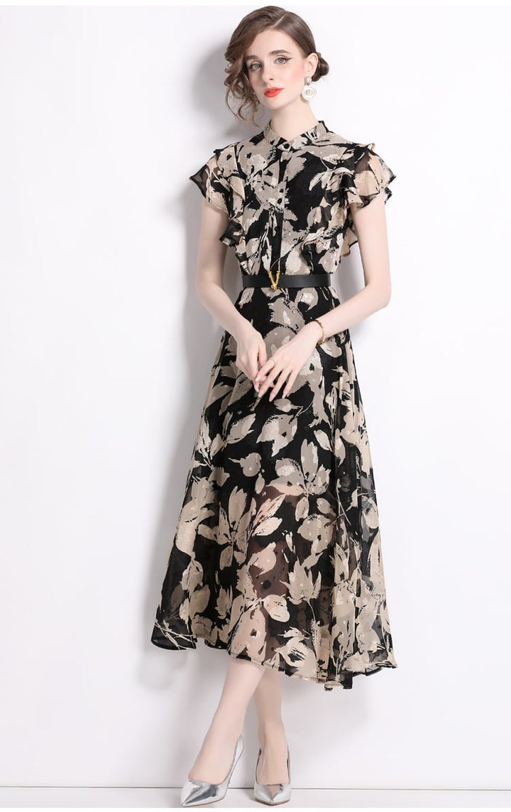 【dress】プリントワンピース　M25063