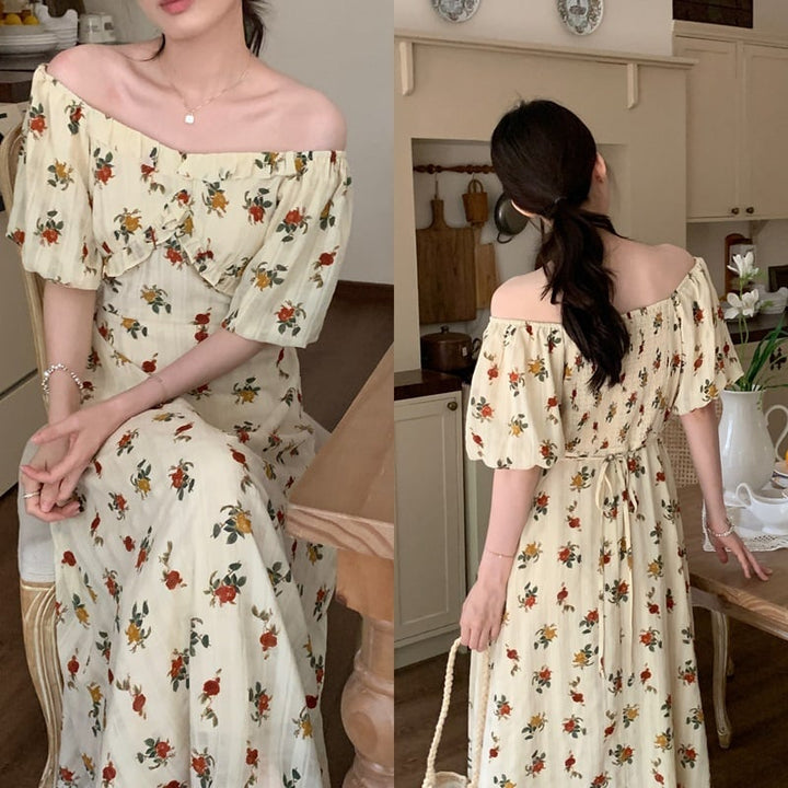 【dress】花柄ワンピース　M24465