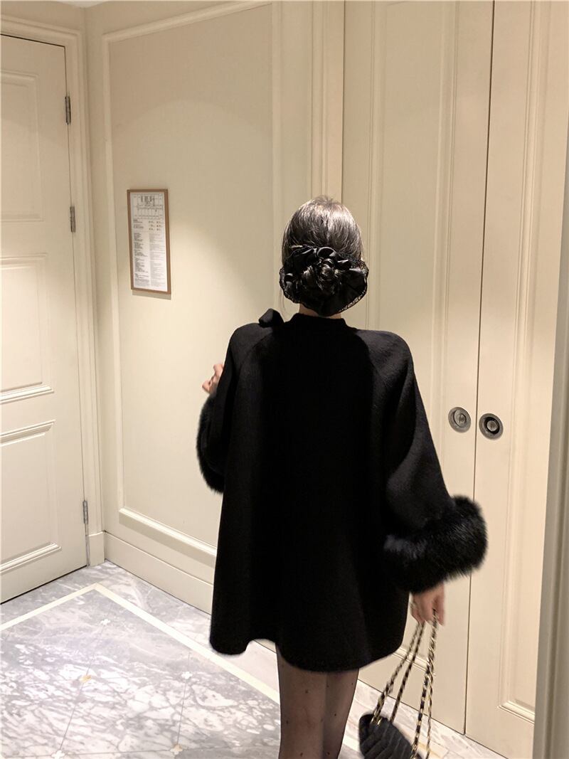 【outer】ダブルボタンファーコート　M27939