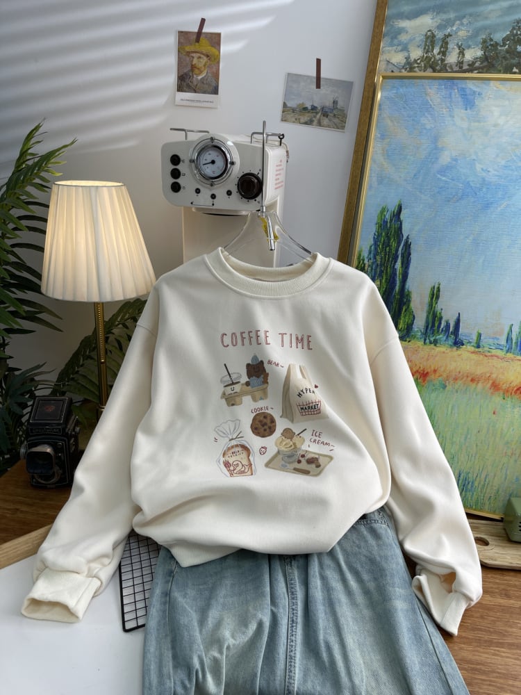 【tops】プリントプルオーバー　M26574