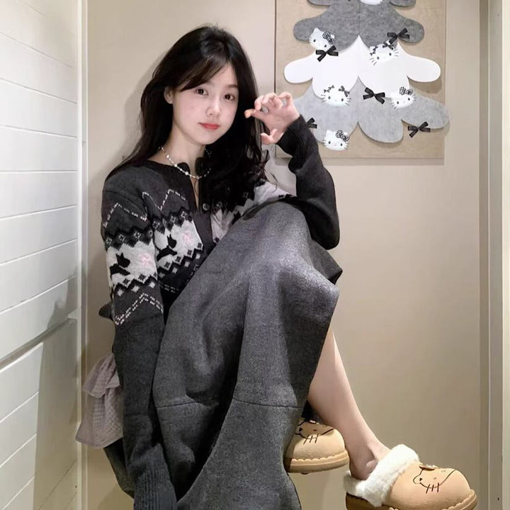 【outer】ニットカーデ　M28113