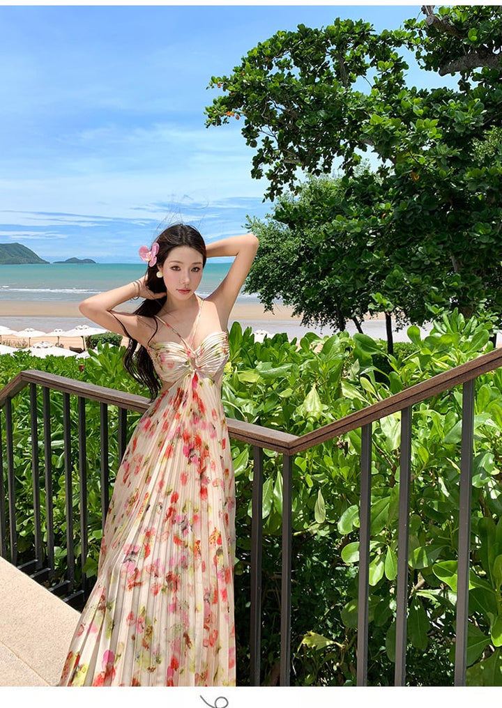 【dress】プリントワンピース　M25076