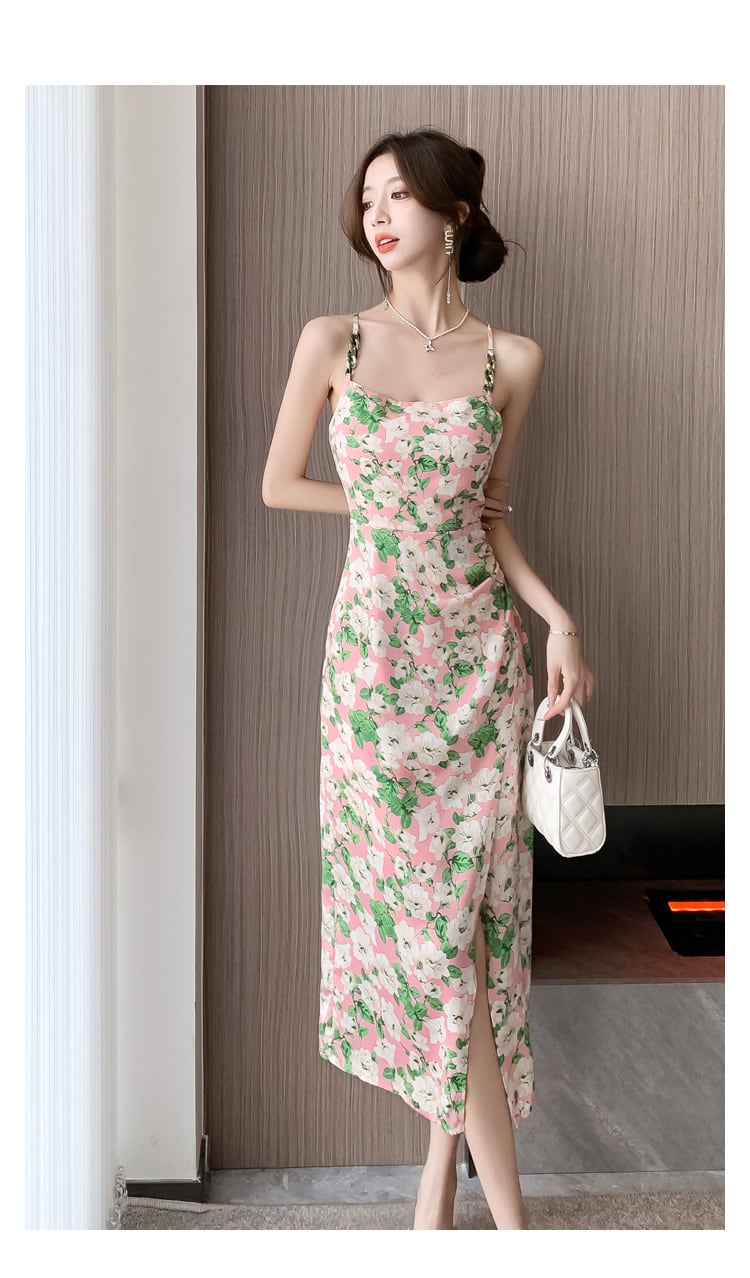 【dress】花柄キャミワンピース　M22472