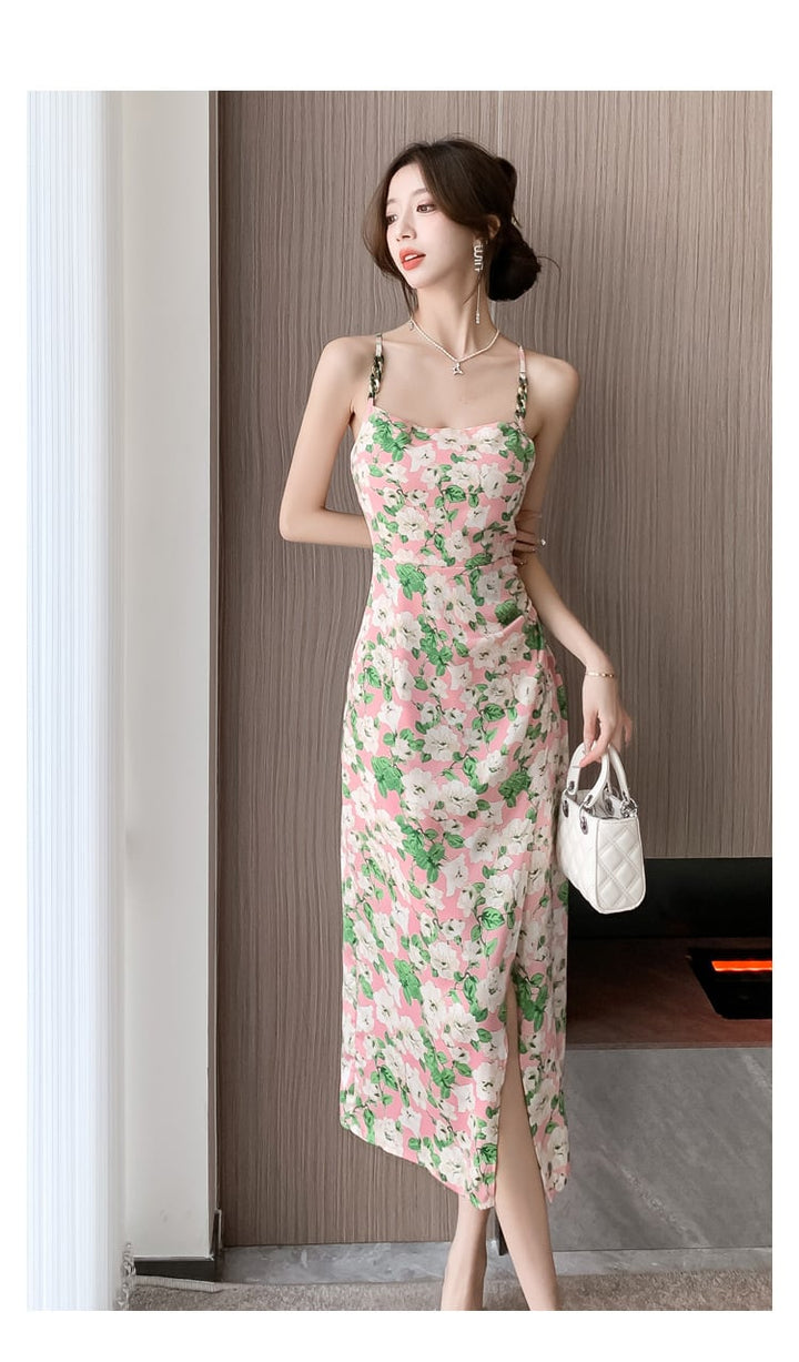 【dress】花柄キャミワンピース　M22472
