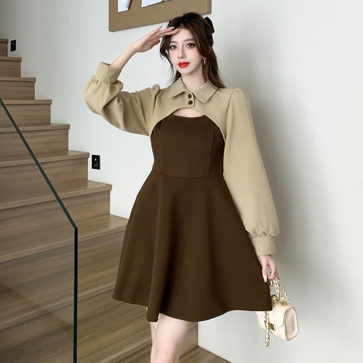 【dress】ドッキングワンピース　M20181