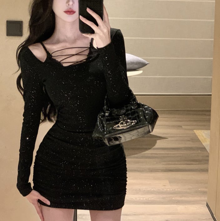 【dress】キラキラワンピース　M20989
