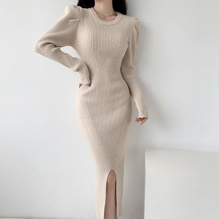 【dress】スリットワンピース　M18842