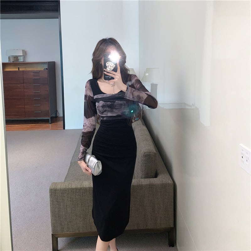 【dress】チュールワンピース　M20982