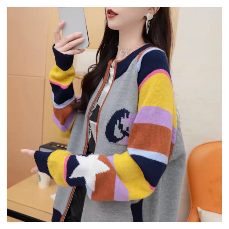【outer】ドッキングニットアウター 　M29169