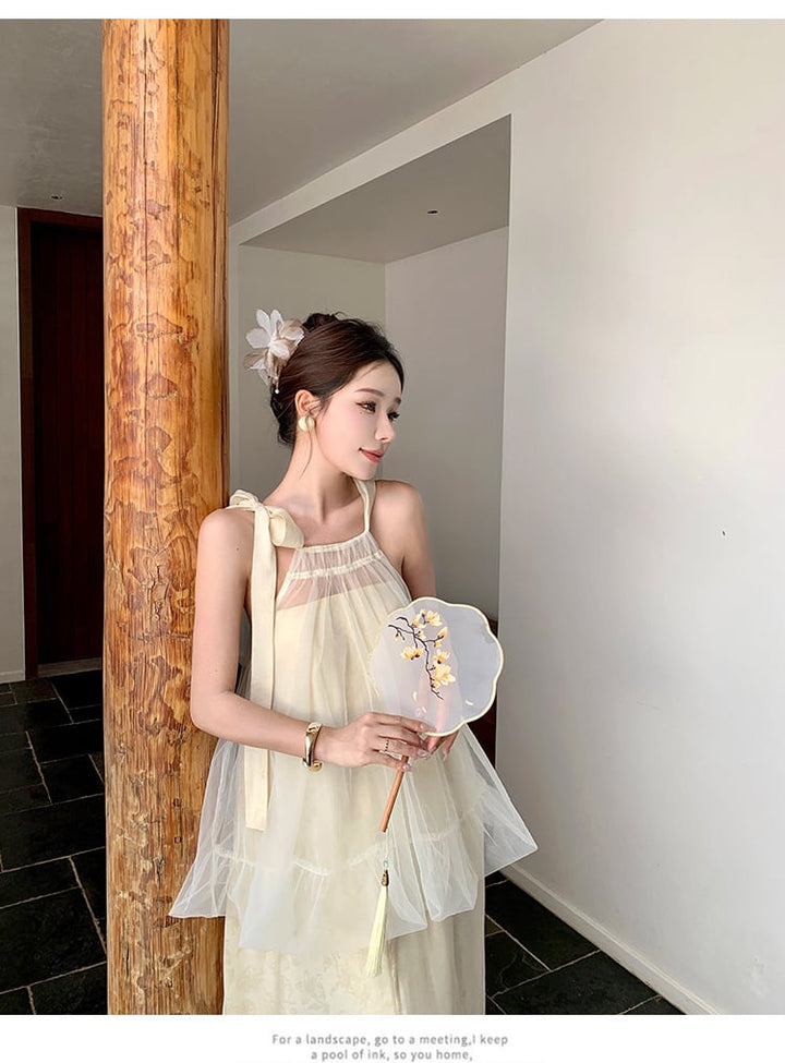 【dress】ホルターネックワンピース　M24764